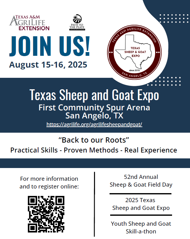 Texas AgriLife Extension Sheep & Goat Expo