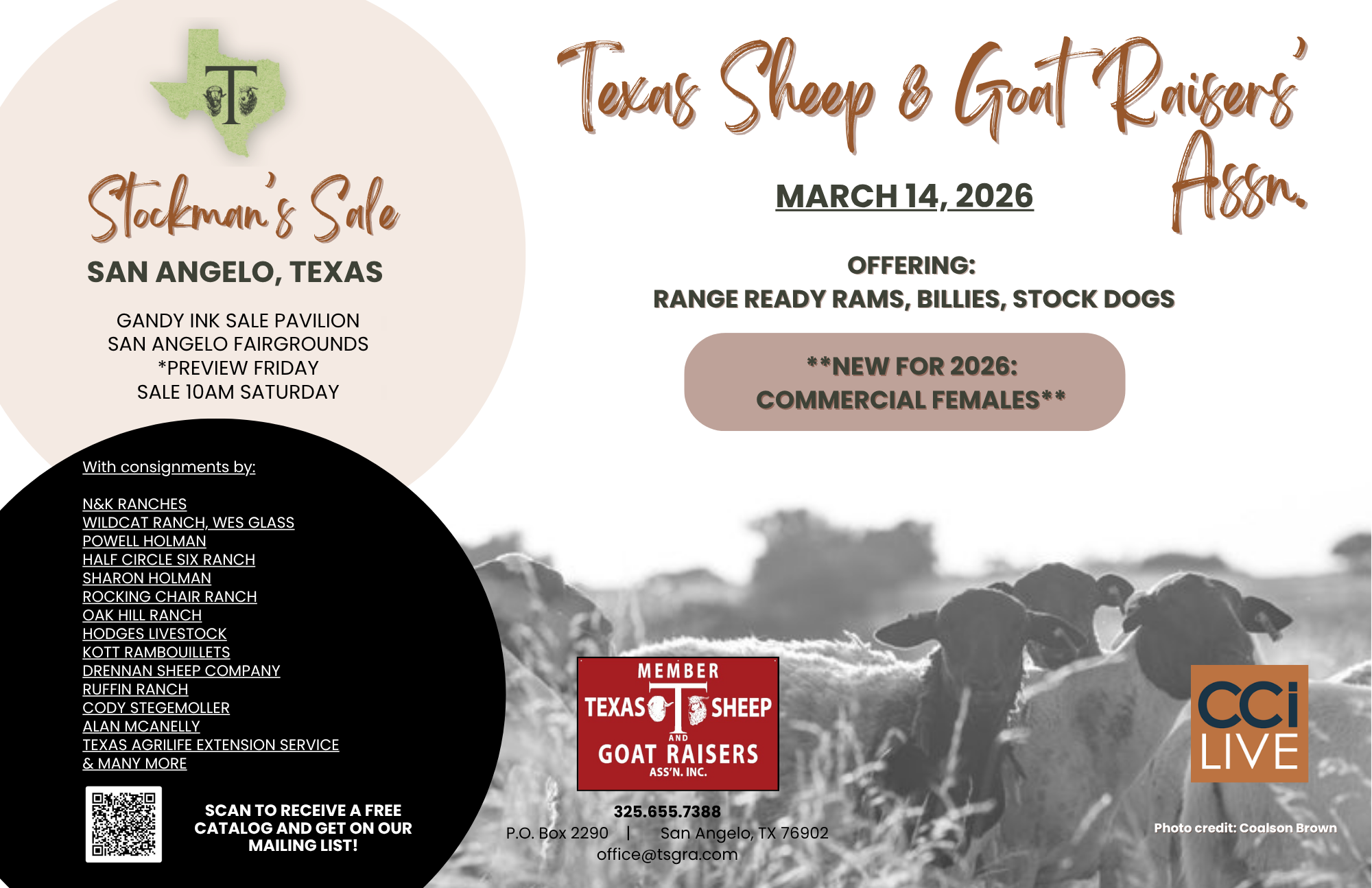 TSGRA Stockman's Sale